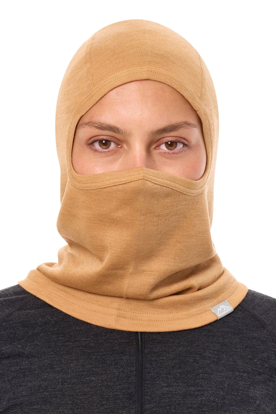 Merino Wool Balaclava Tan