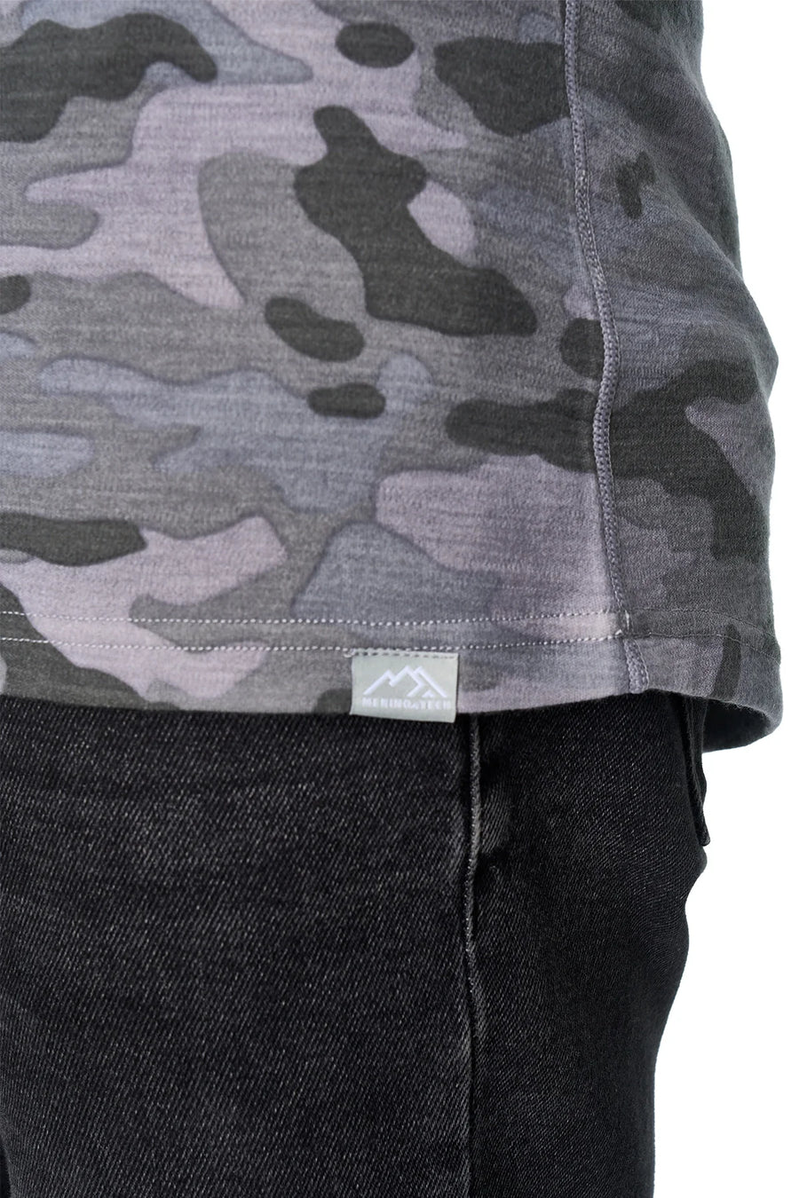 Men's Merino Long Sleeve 250 Camo Grey