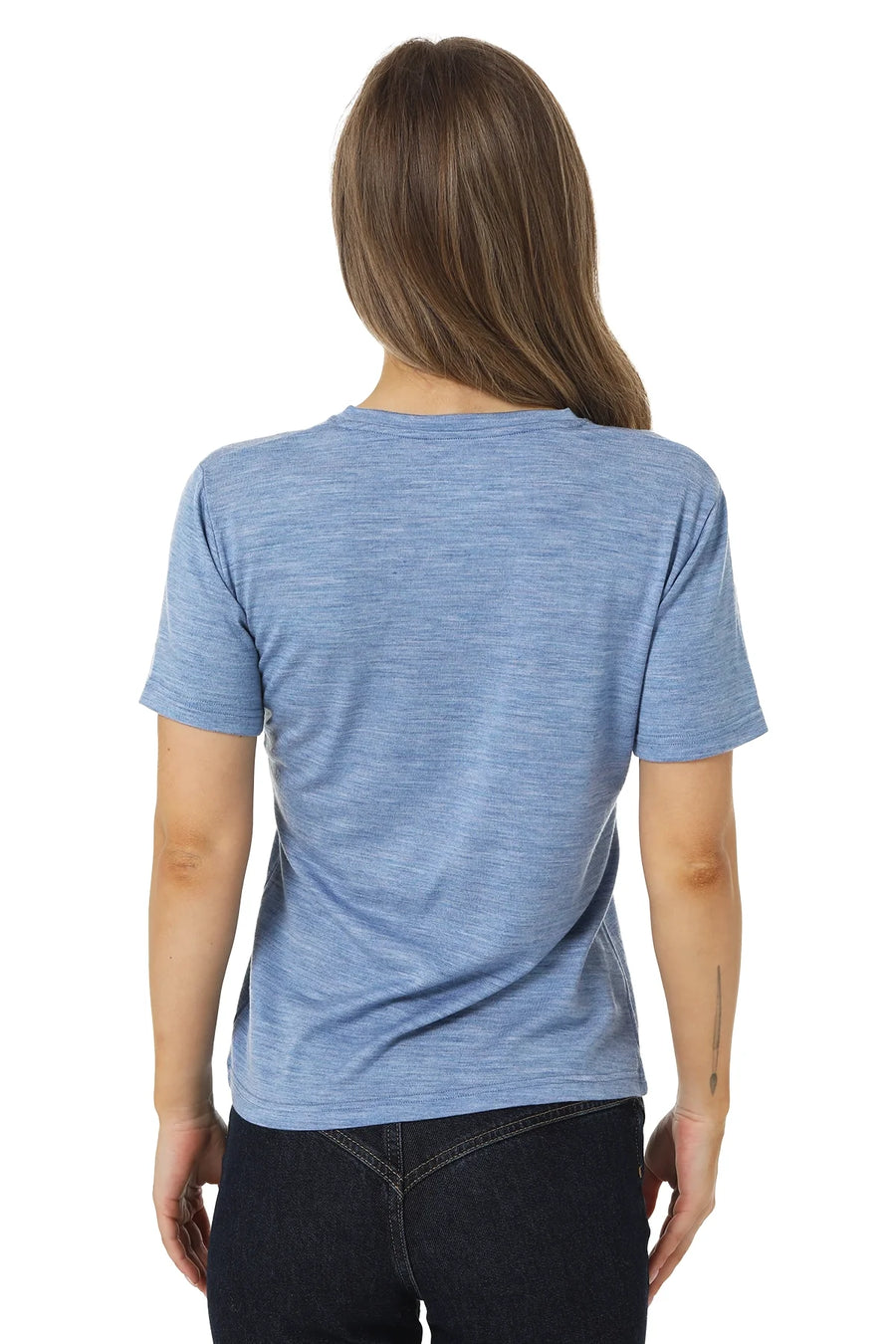 Women's Merino T-shirt 180 Dark Blue | Scoop Neck