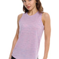 Women's Merino Wool Highneck Tank Top Lilac