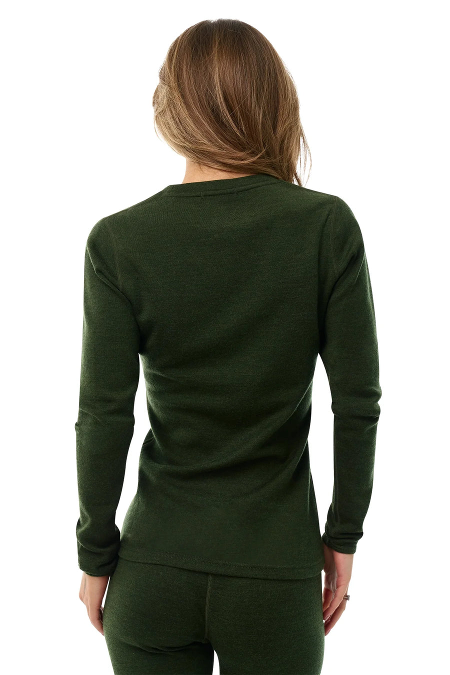 Women's Merino Long Sleeve 320 Army Green
