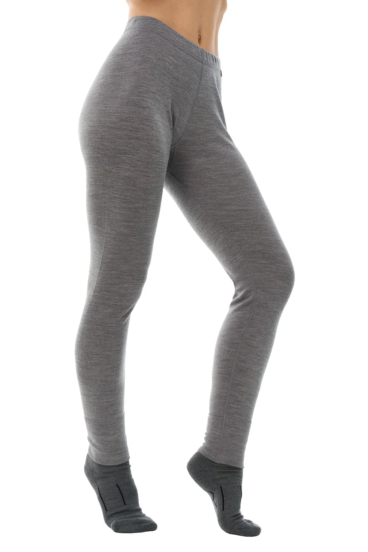 Women's Merino Pants 250 Gray Heather