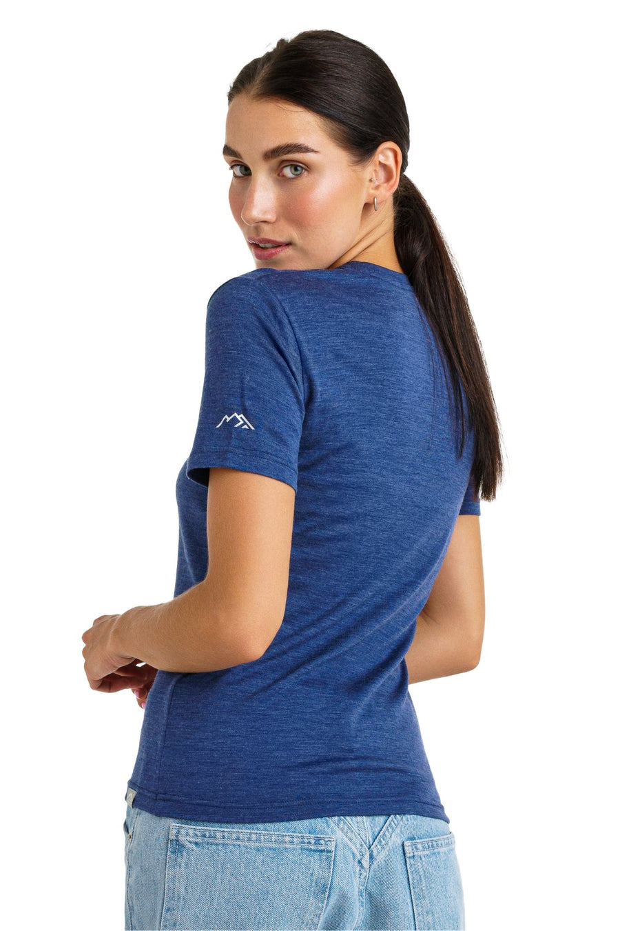 Women's Merino T-shirt 180 Windsor Blue | Crewneck (+socks)