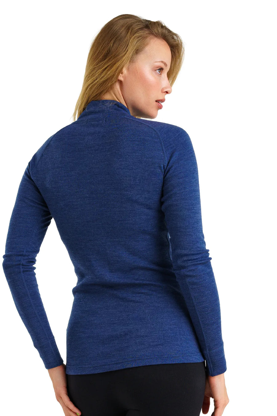Women's Merino Half Zip Long Sleeve 250 Windsor Blue