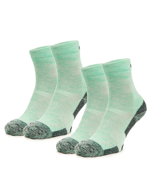 Merino Wool Hiking Socks - (Pack of 2) Mint Icecream
