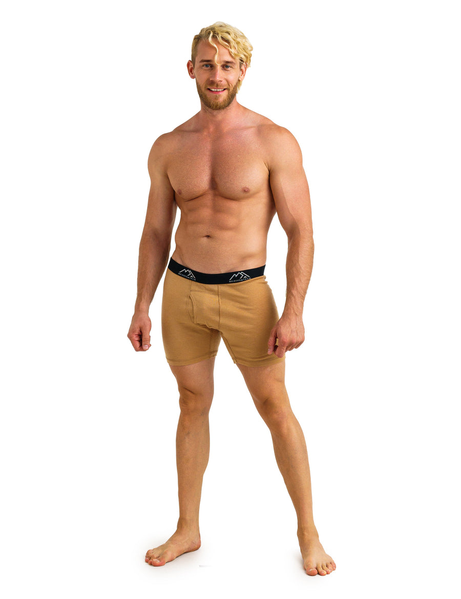 Men's Merino Boxers 190 Brief Camel (1 Pack)
