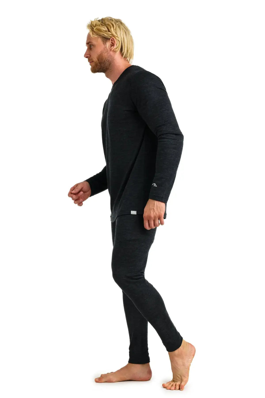 Men's Merino Thermal Set 165 Charcoal Grey