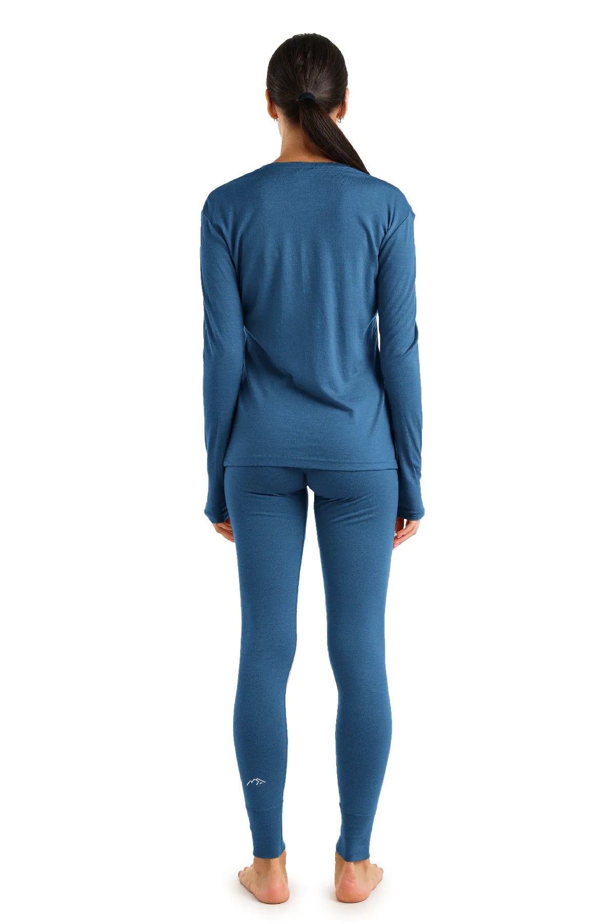 Women's Merino Thermal Set 165 Denim Blue
