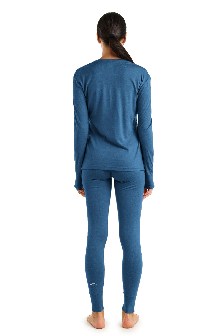 Women's Merino Thermal Set 165 Denim Blue