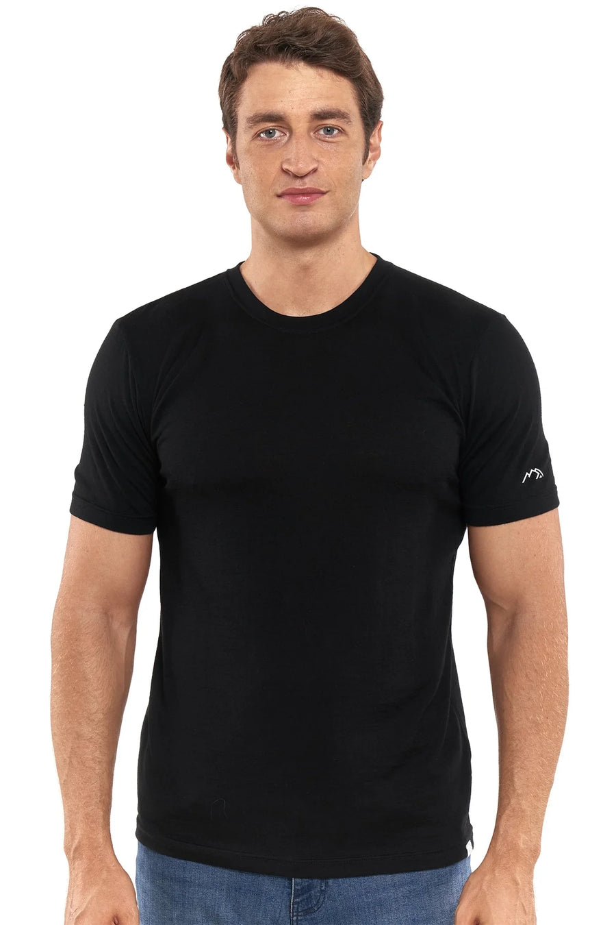 Men's Merino T-shirt Black Coal