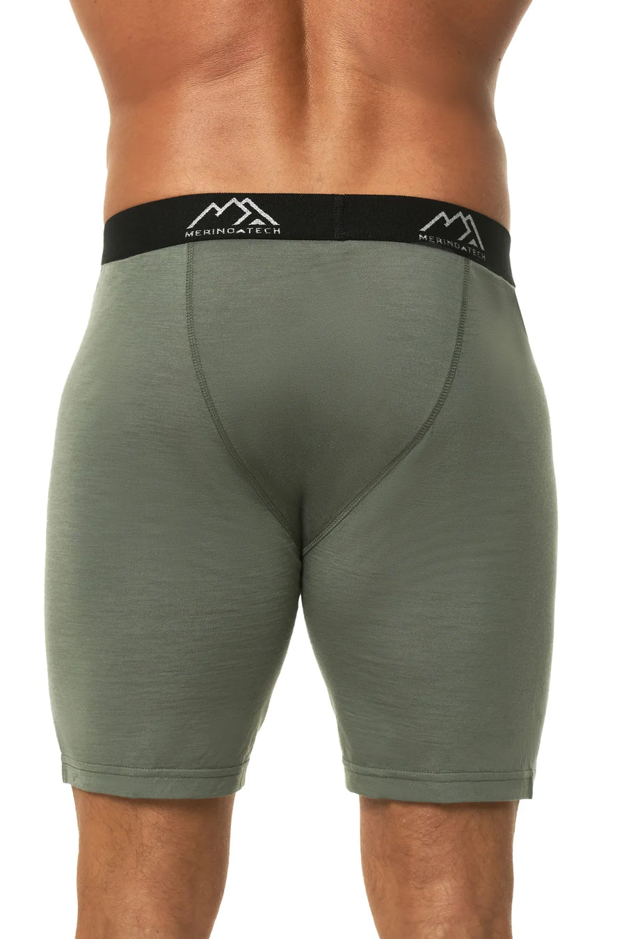 Men's Merino Boxers Grey Green (1 Pack)