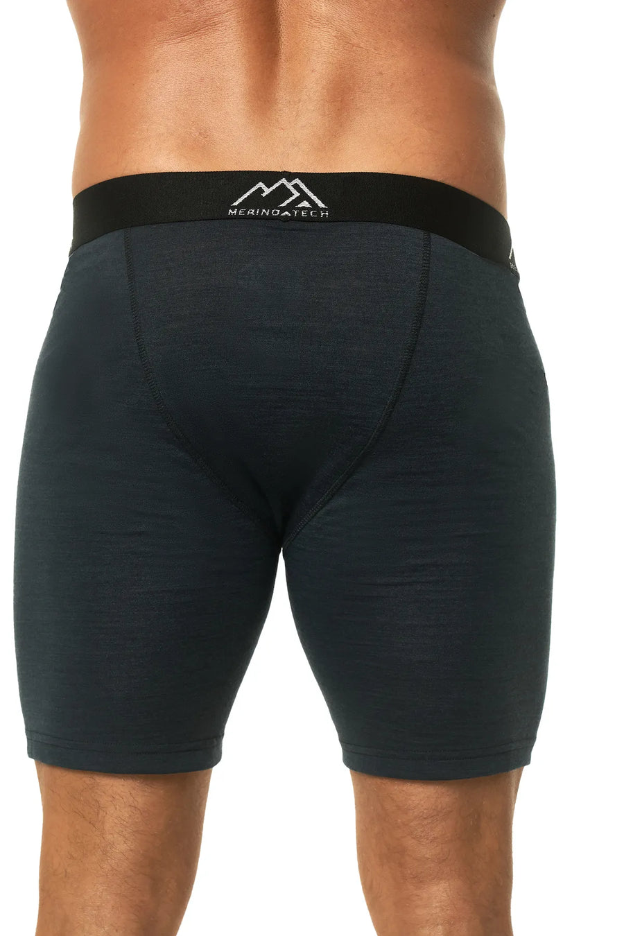 Men's Merino Boxers Navy Black (1 Pack)