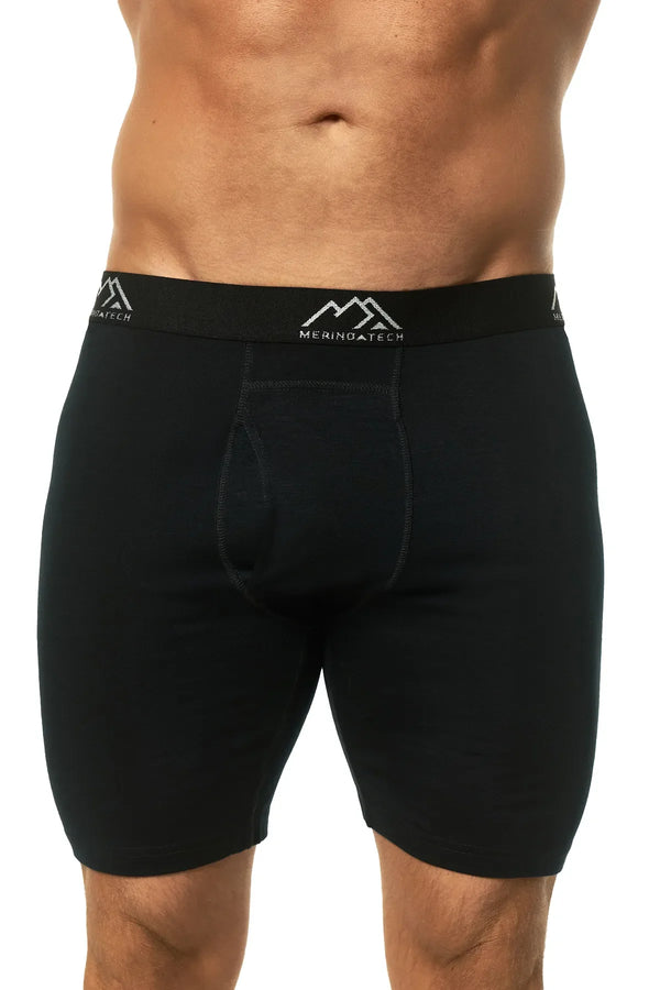 Men's Merino Boxers Slate Black (1 Pack)