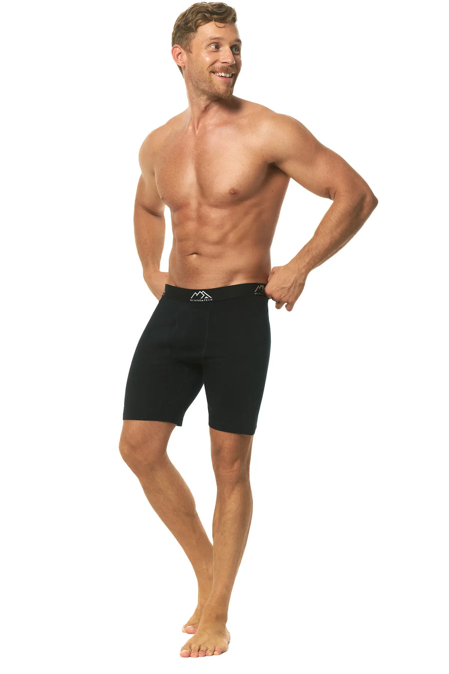 Men's Merino Boxers Slate Black (1 Pack)