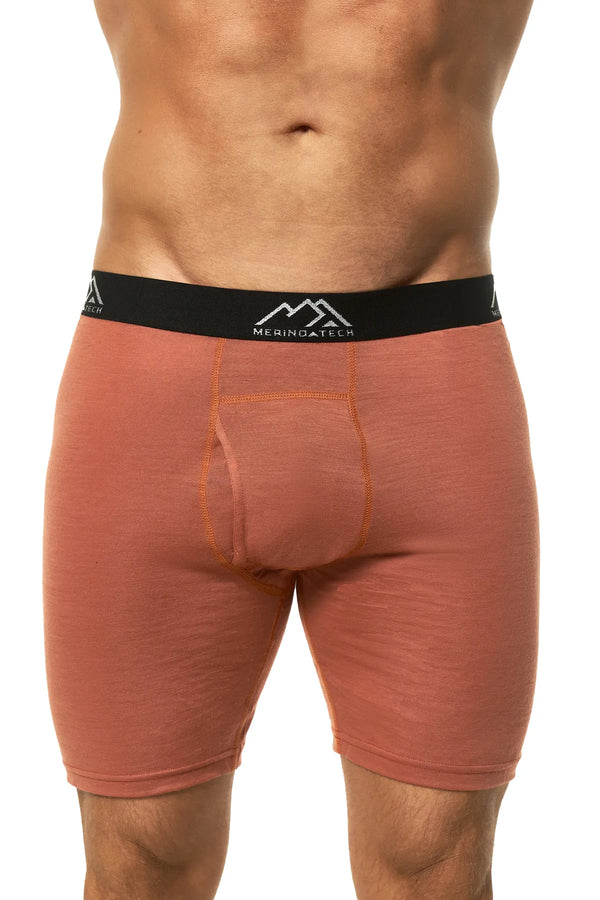 Men's Merino Boxers Light Orange (1 Pack)