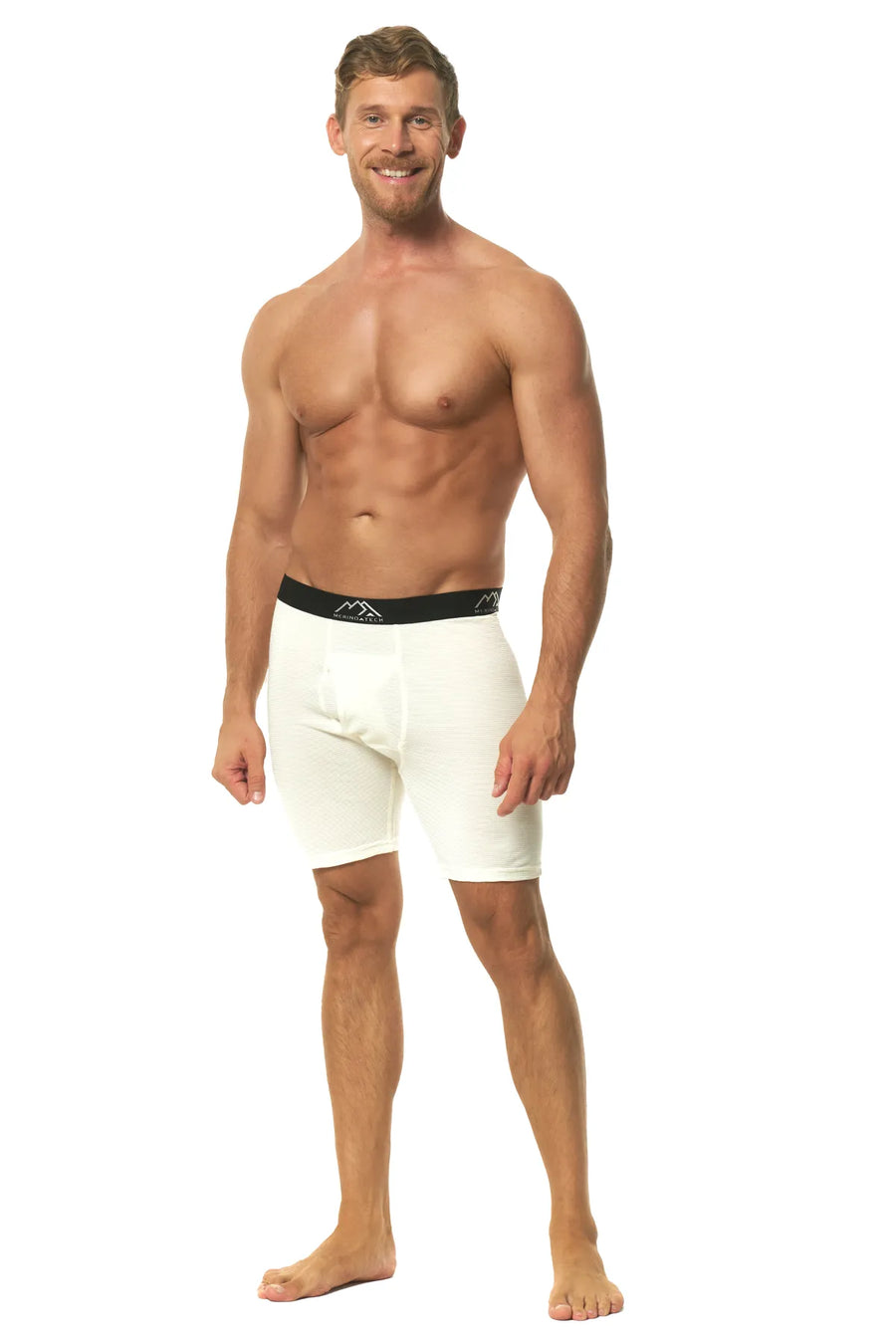 Men's Merino Boxers Airmesh Creamy (1 Pack)