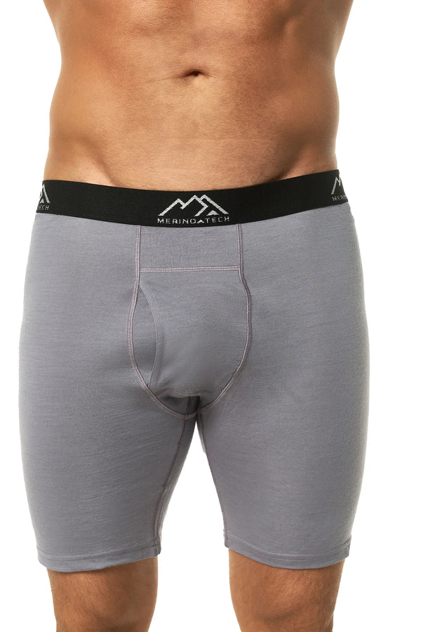 Men's Merino Boxers Stone Grey (1 Pack)