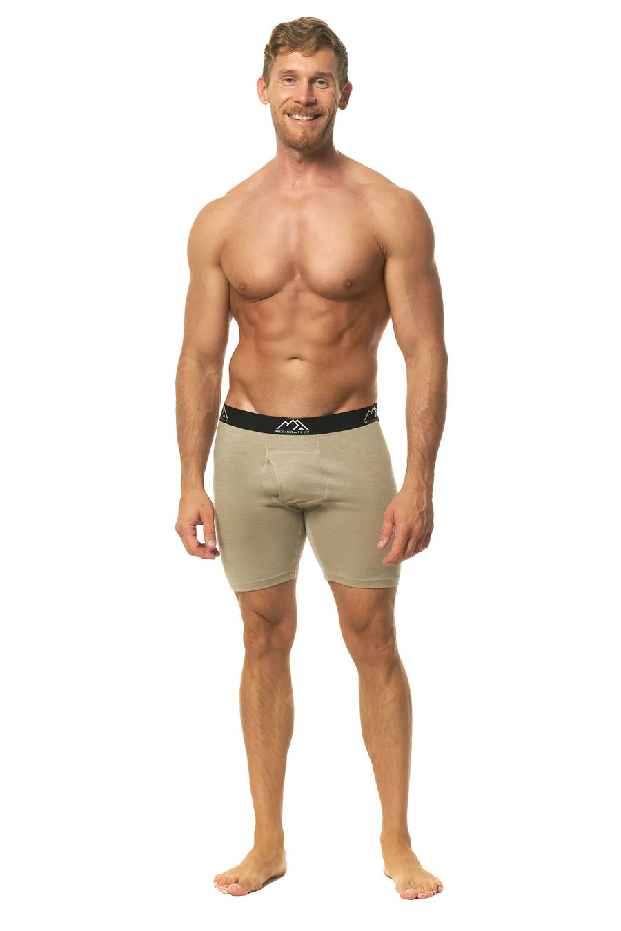 Men's Merino Boxers Dune (1 Pack)