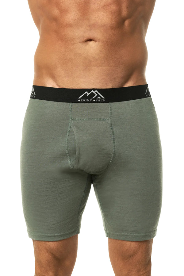 Men's Merino Boxers Jungle Green (1 Pack)