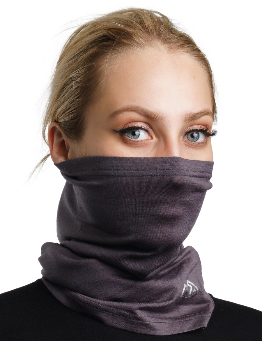 Merino Neck Gaiter 165 Grey Shades