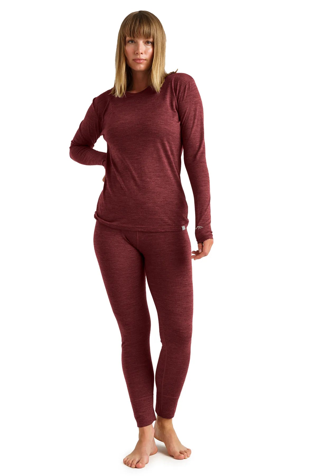 Women's Merino Thermal Set 165 Burgundy