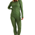 Women's Merino Thermal Set 165 Olive Green